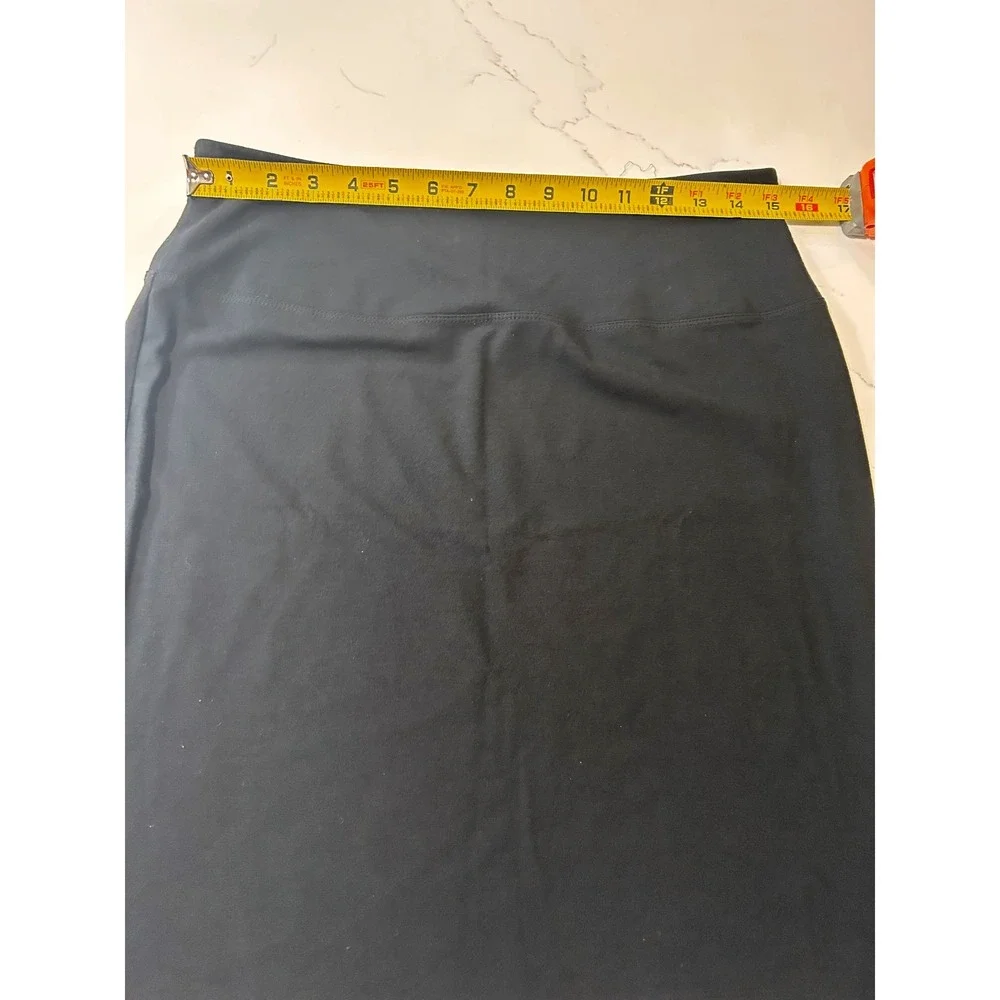 J. Jill Wearever Collection Smooth Fit Pencil Skirt Black Women‎ Small Rayon